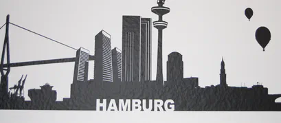 Die Wand tätowiert